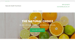 Desktop Screenshot of naturals-health.com